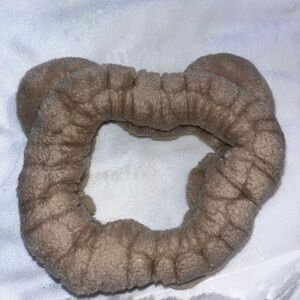 Cozy Tan Hair Scrunchie